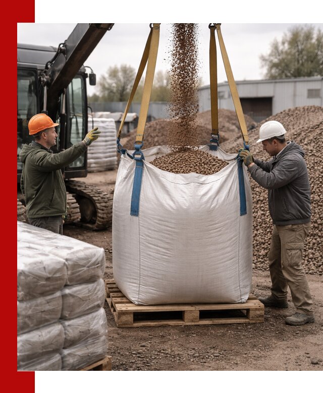 Керамзит в биг-бегах с доставкой в Кумертау