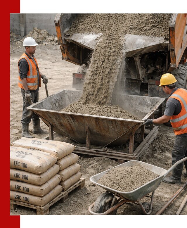 Доставка цементно-песчаной смеси М100 в Кумертау