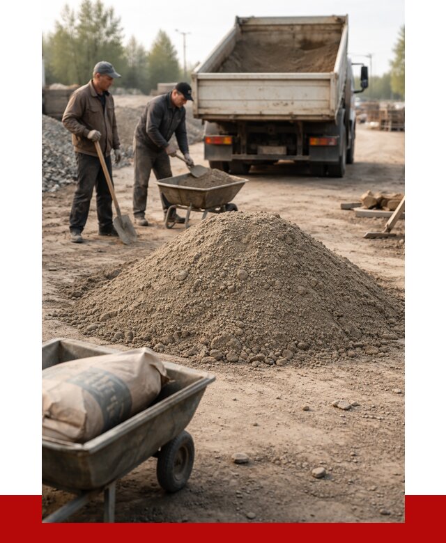 Цементно-песчаная смесь М150 в Кумертау от 4798 р. | ПРОНЕРУДКра