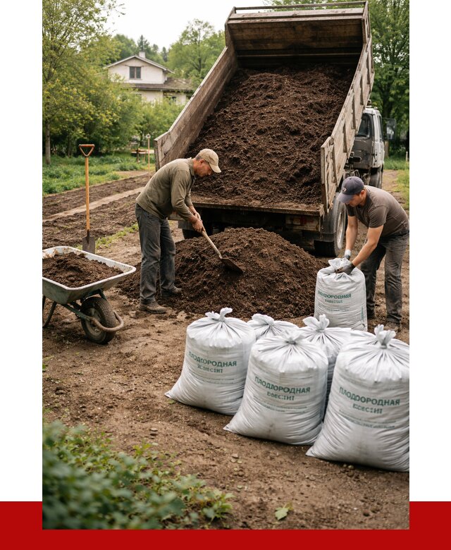 Плодородная смесь в Кумертау от 4288 р./куб с доставкой | ПРОНЕРУДКра