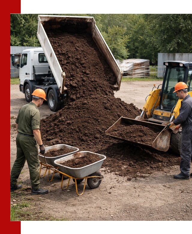 Доставка торфо-земляной смеси в Кумертау для огорода и ландшафта