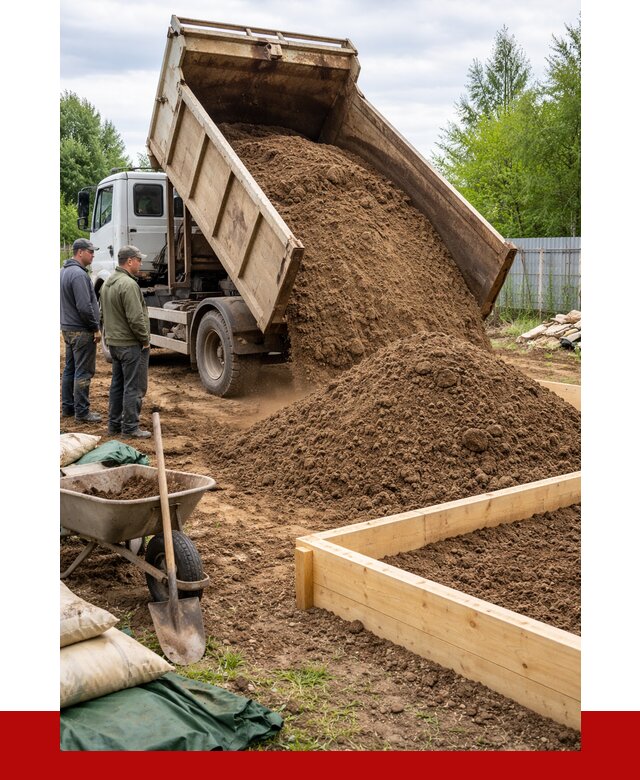 Торфо песчаная смесь в Кумертау с доставкой от 1889 р. | ПРОНЕРУДКра