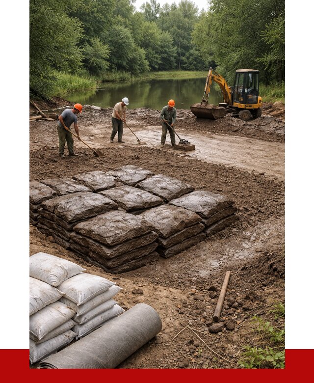 Купить глину для пруда в Кумертау от 4594 р. с доставкой | ПРОНЕРУДКра