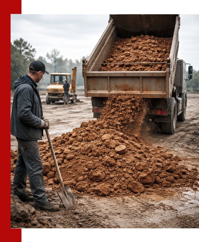 Глина для засыпки в Кумертау с доставкой самосвалами