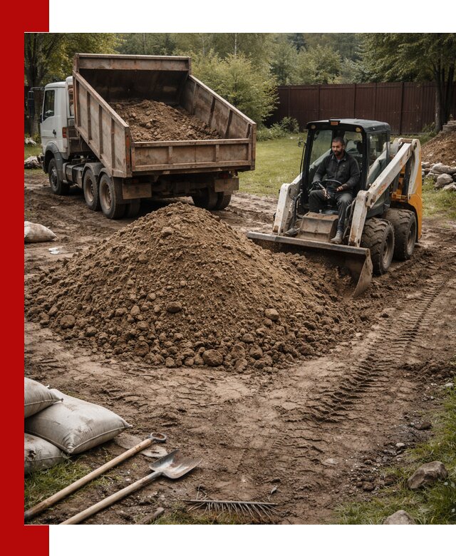 Суглинок для планировки участков в Кумертау с доставкой и выгрузкой