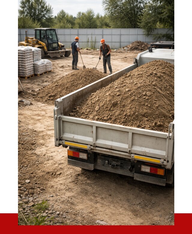 Супесь с доставкой в Кумертау от 2501 р. за куб | ПРОНЕРУДКра