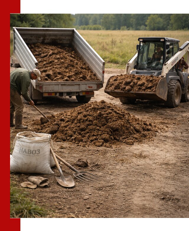 Доставка конского навоза в Кумертау с разгрузкой и доставкой на объект