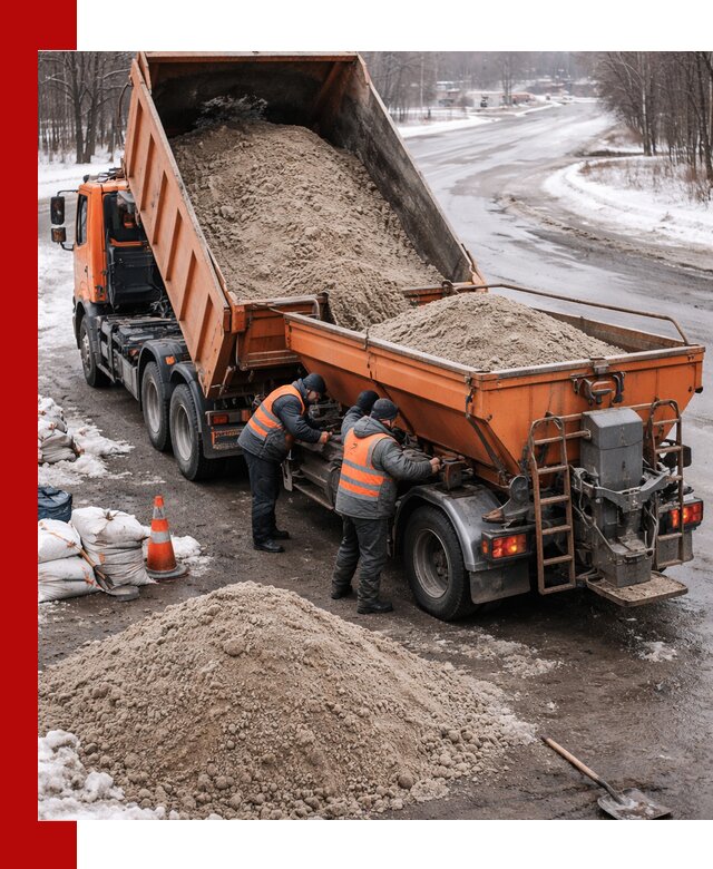 Поставка и вывоз пескосоля в Кумертау оптом и в розницу