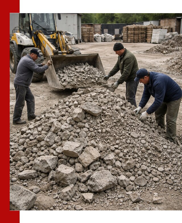 Демонтаж и вывоз бой бетона в Кумертау