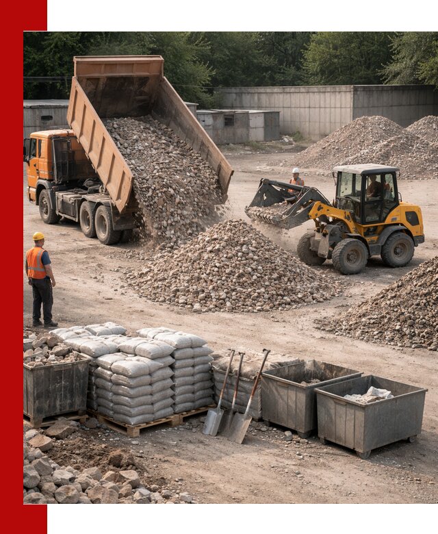 Вторичные материалы для отсыпки в Кумертау — поставка и доставка