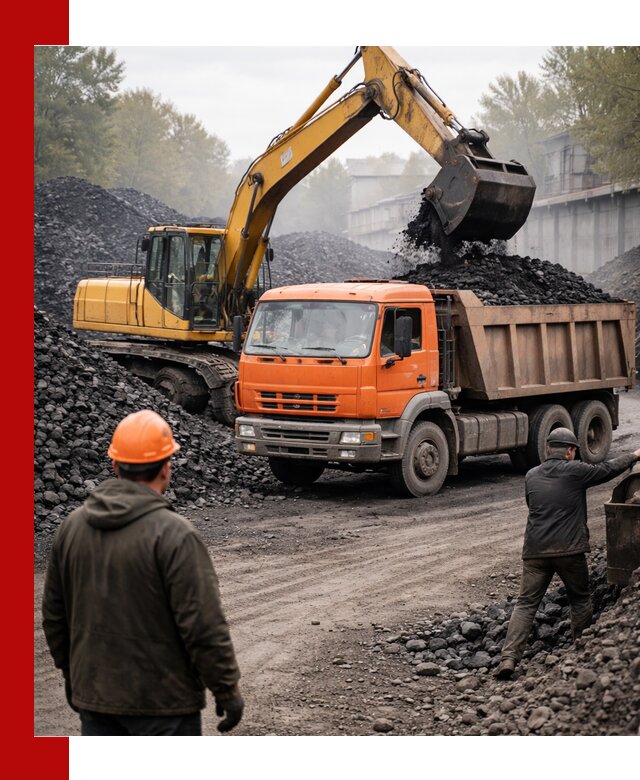 Доставка угля автотранспортом в Кумертау быстро и выгодно