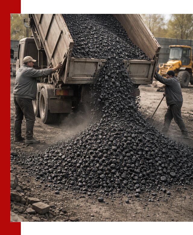 Доставка угля семечка самосвалами в Кумертау