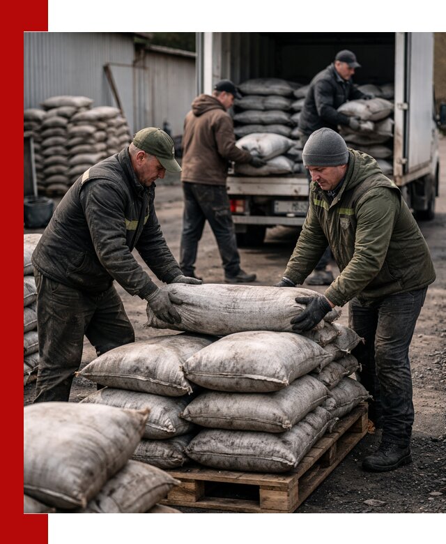 Доставка угля в мешках по выгодным ценам в Кумертау