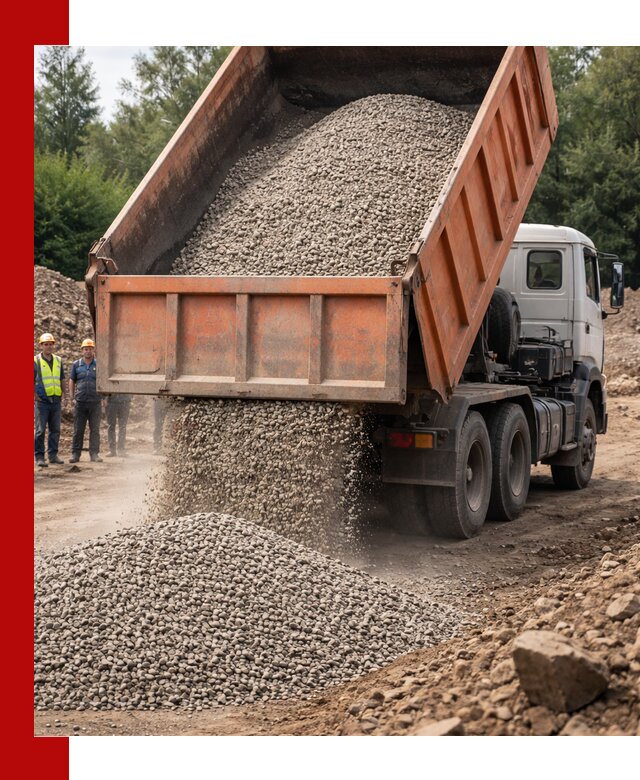 Доставка сыпучих материалов самосвалом в Кумертау быстро и надежно