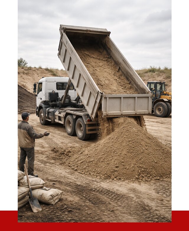 Доставка самосвалом 20 кубов в Кумертау от 7657 р. | ПРОНЕРУДКра