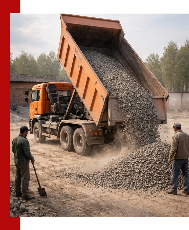 Доставка самосвалом 20 м3 в Кумертау быстро и надежно