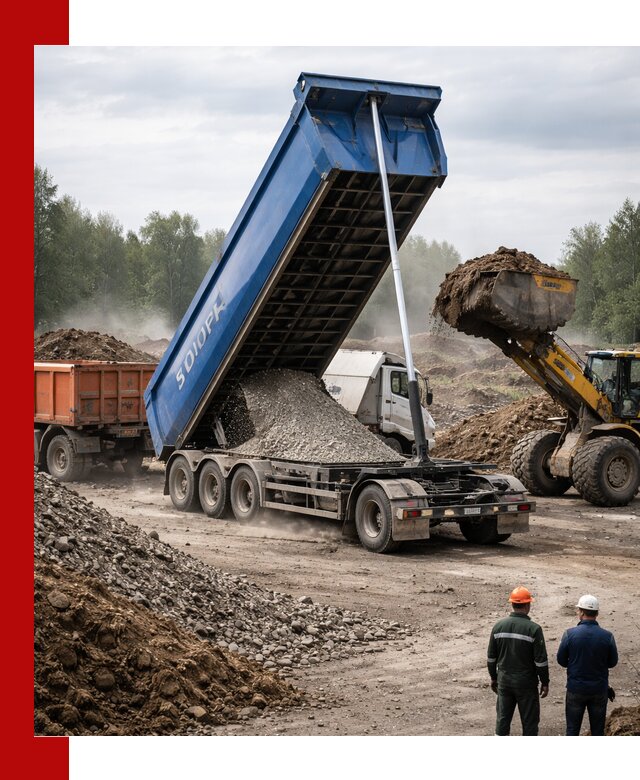 Аренда тонар 40 тонн в Кумертау с доставкой материалов