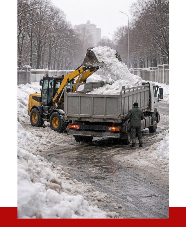 Вывоз снега с погрузкой в Кумертау от 3573 р. ПРОНЕРУДКра