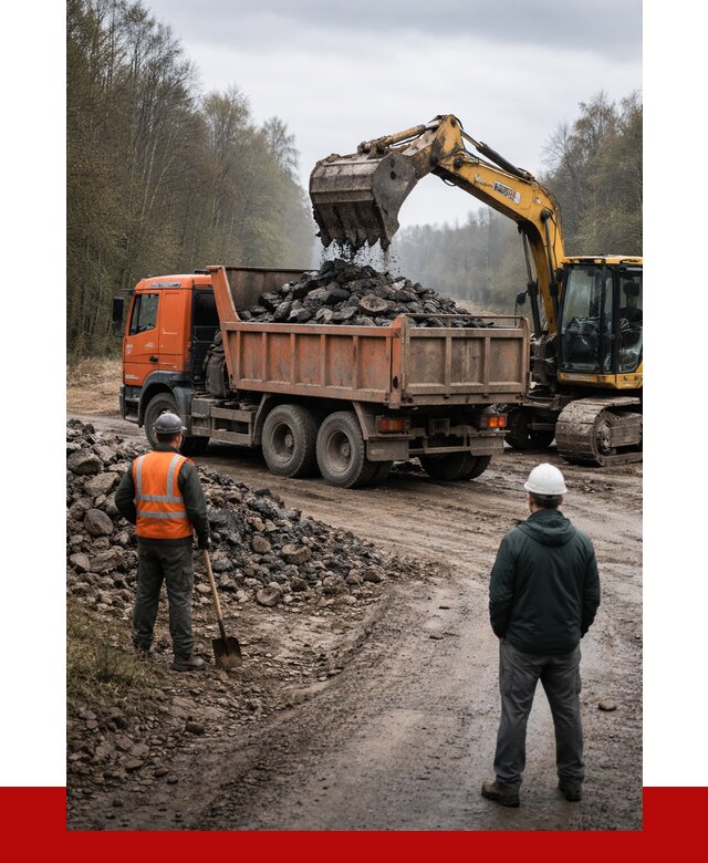 Вывоз асфальта в Кумертау от 4594 р. самосвалом ПРОНЕРУДКра