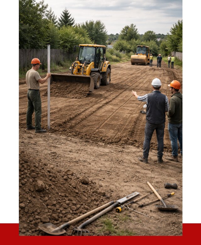 Планировка участка грунтом в Кумертау от 4594 р ПРОНЕРУДКра