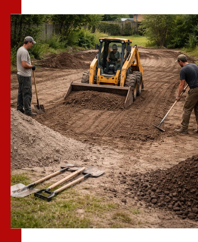 Планировка участка грунтом с вывозом и доставкой в Кумертау