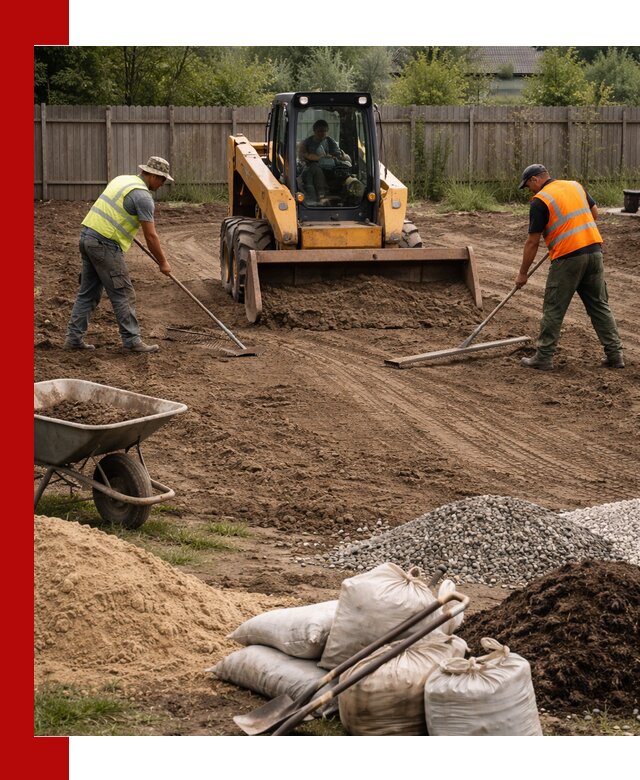 Выравнивание участка под строительство и благоустройство в Кумертау